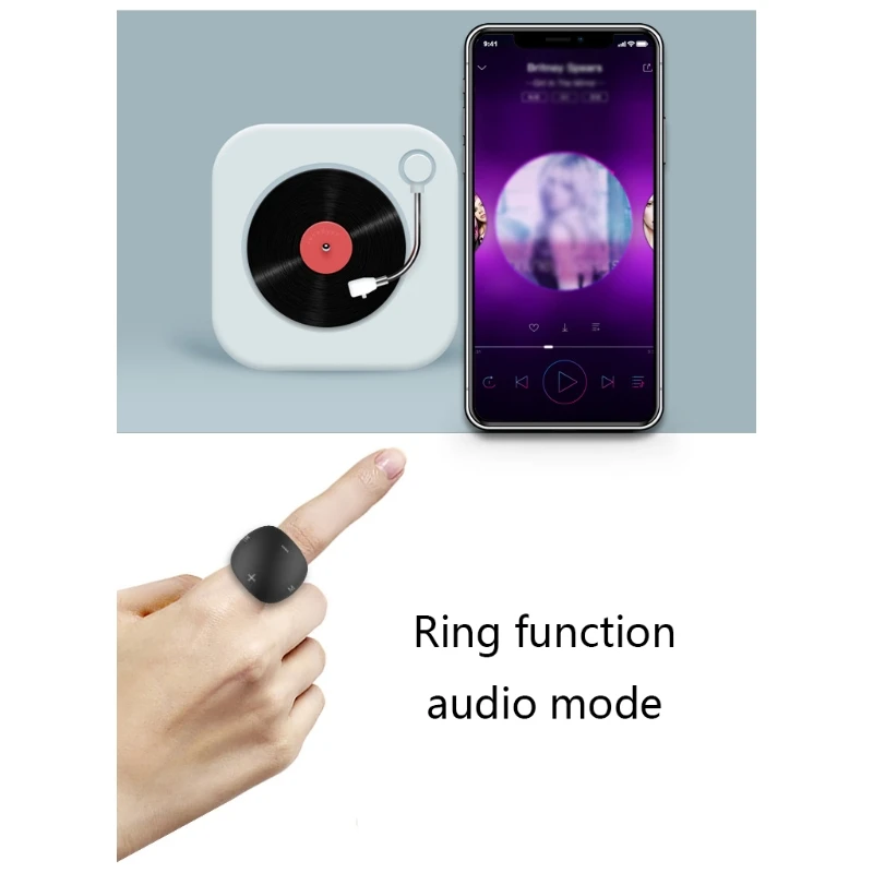 multifunctional r51 wearable ring devices smart finger ring bluetooth compatible remote control kit for phone free global shipping
