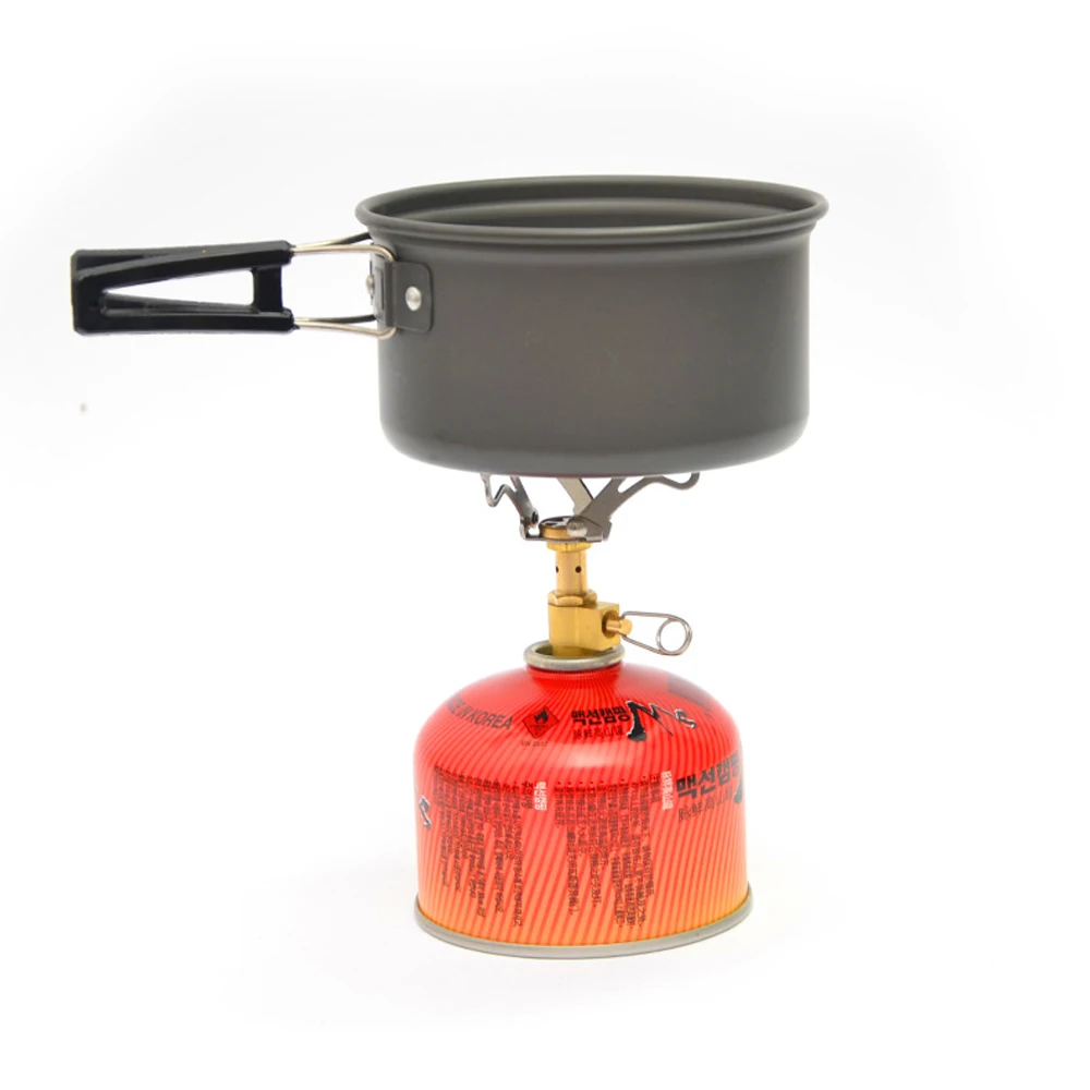 

Outdoor Ultra-light Camping Folding Mini Gas Stove Cooking Burner 3000W 45g Pocket Picnic Survival Furnace Gas Burner Cooker New