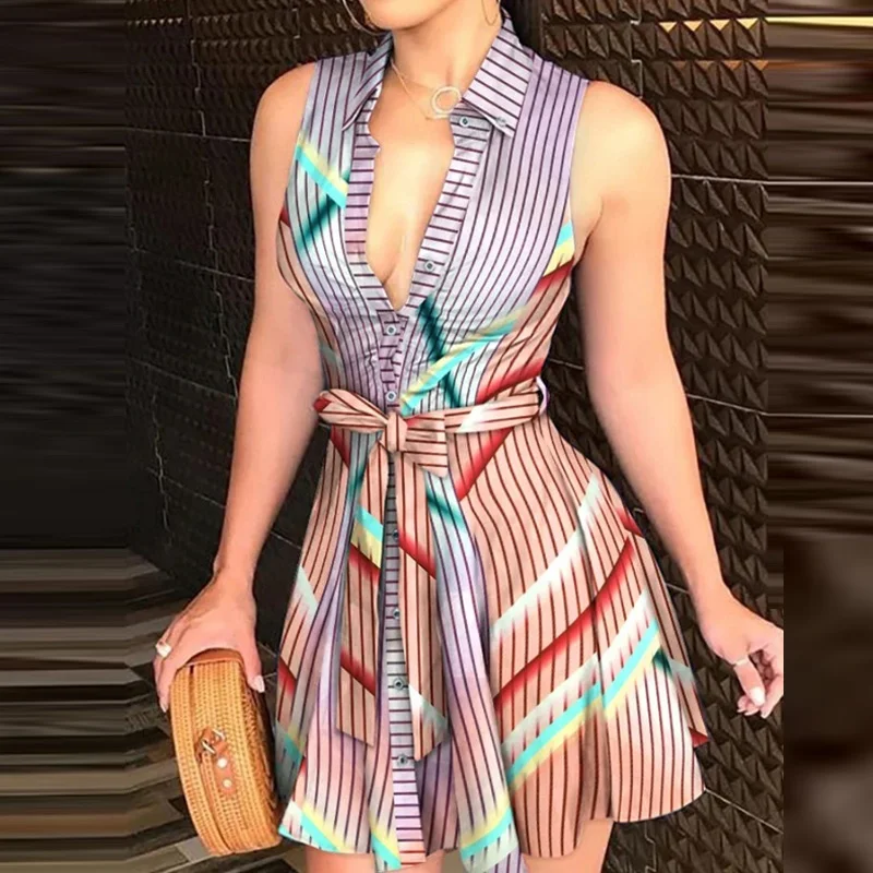 

Женское кружевное платье без рукавов, привлекательное короткое платье с отложным воротником и оборками, банкетное платье без рукавов с отл...