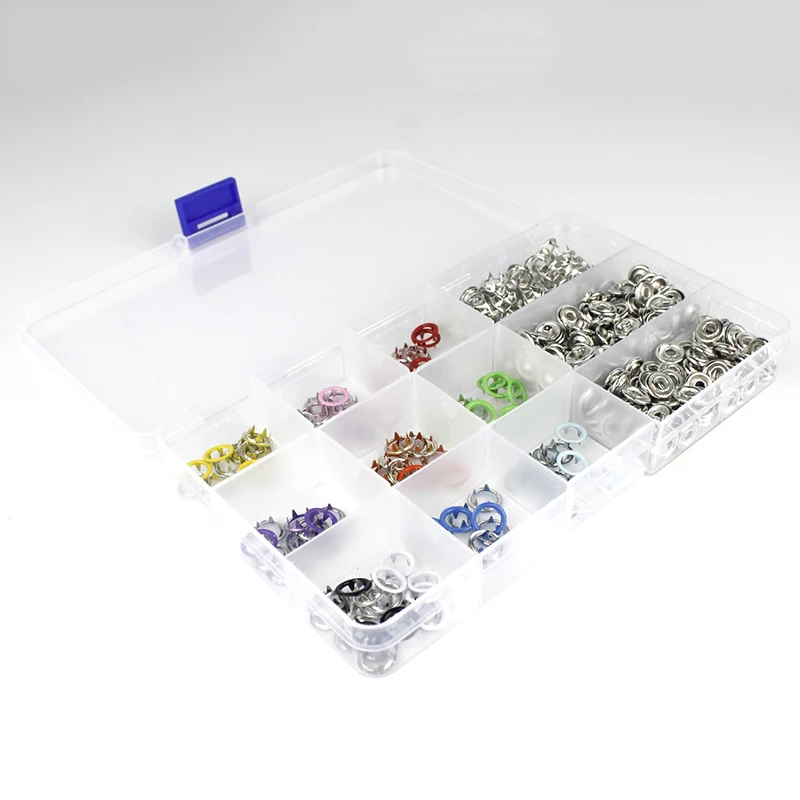 Металлический штырь 9 5 мм 100 комплектов зажимы для колец без пришивания Детские