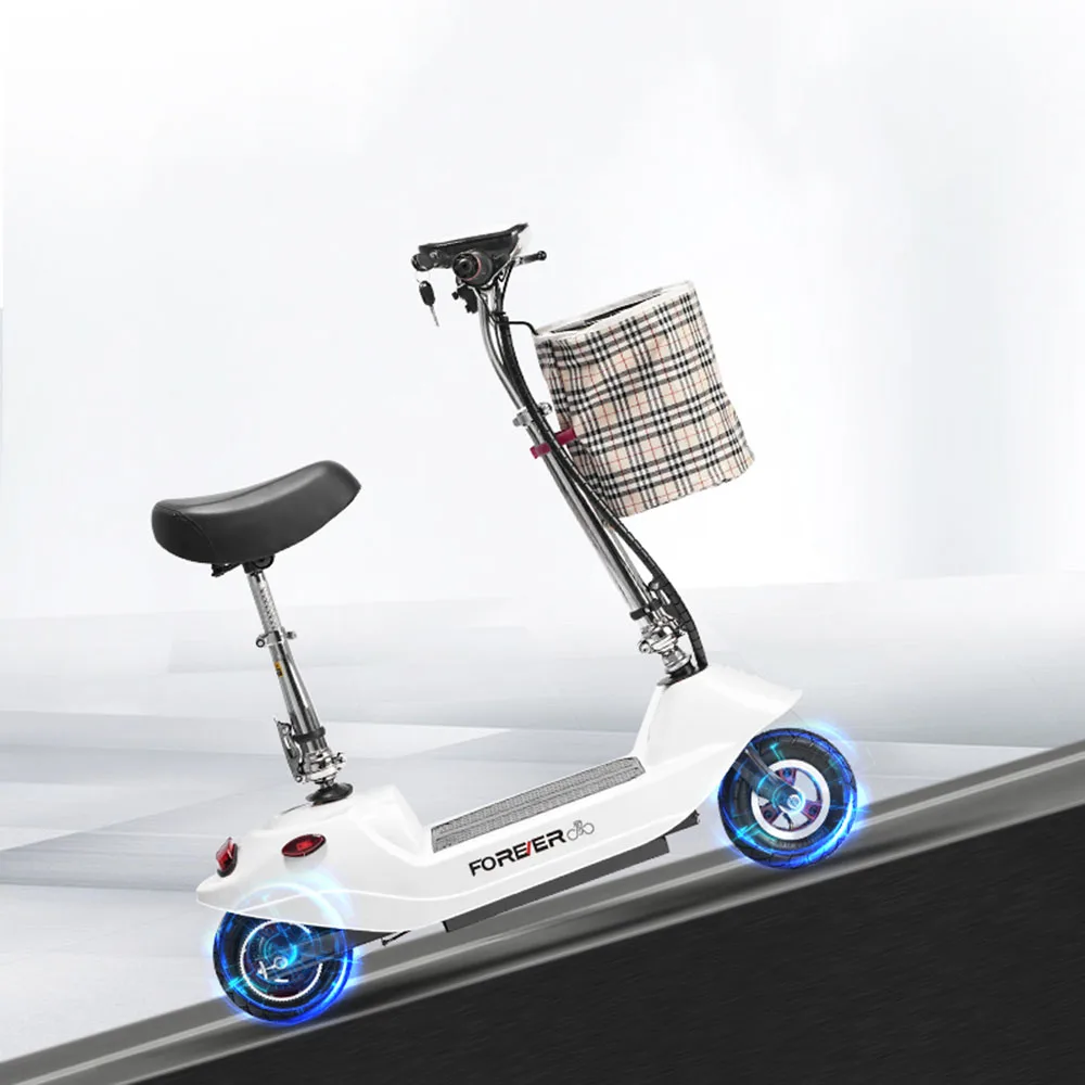 Складной электрический велосипед с аккумулятором 24 В 8 АА дюймовый