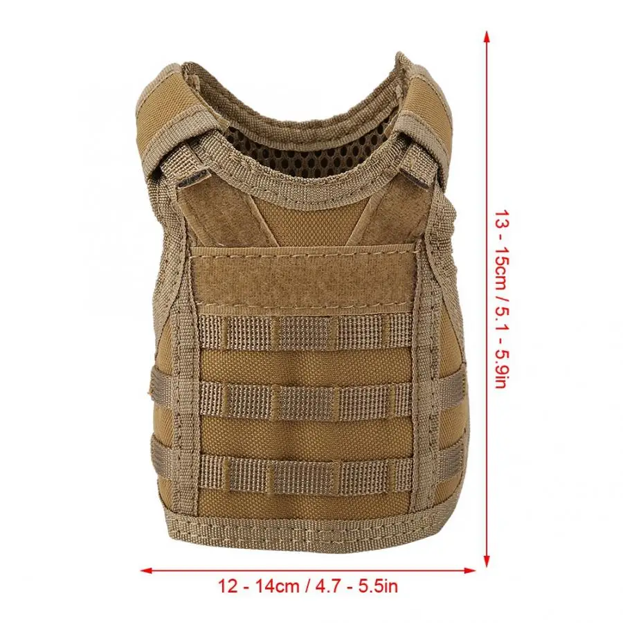 Мини Tactic военный Молл жилет для дивана пивная бутылка украшение напитков чехол