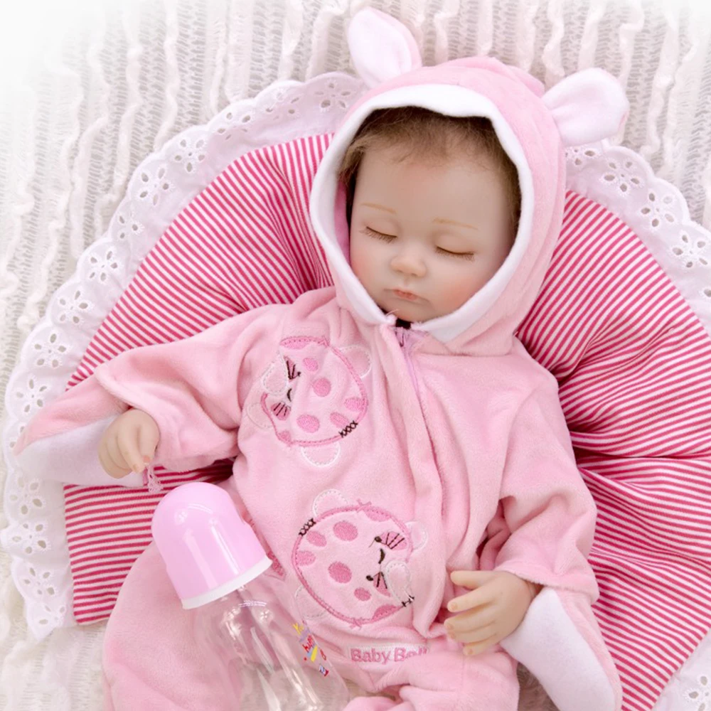 Кукла reborn из силикона 16 дюймов мягкая на ощупь | Игрушки и хобби
