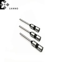 3mm 4mm 5mm 6mm 9mm - 3pcs each straight shank hollow drill bits punching  sharpening machine tool paper drilling bit
