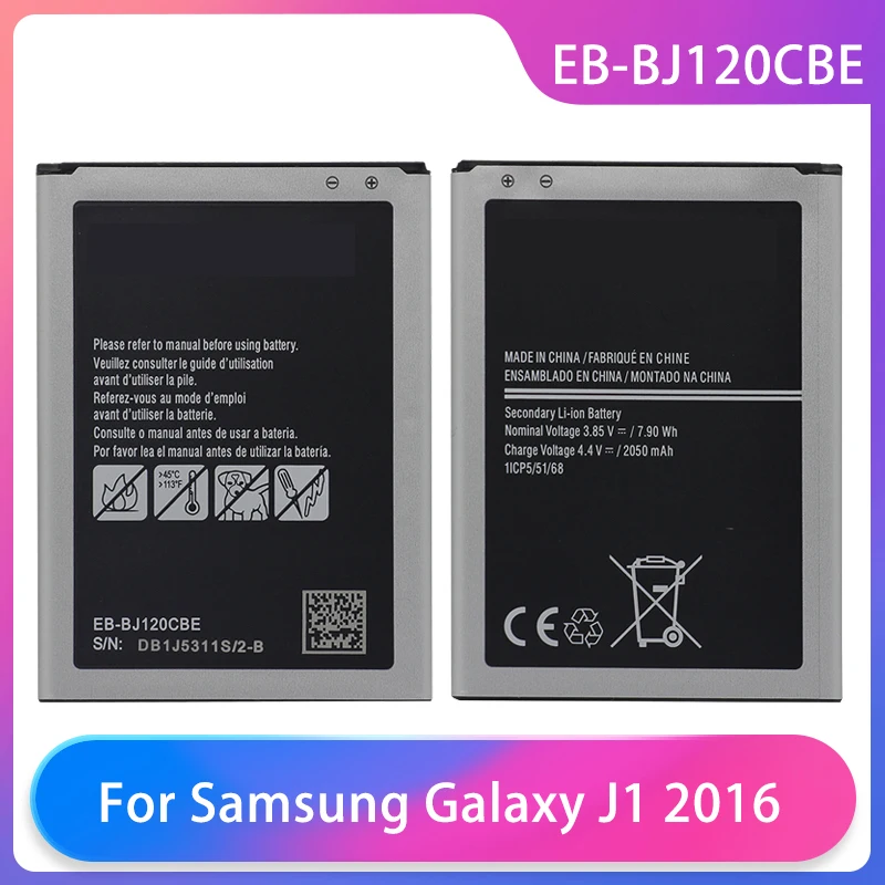 Оригинальная батарея для Samsung Galaxy J1(2016) версия J120 J120F J120A J120T J120H J120DS телефонная