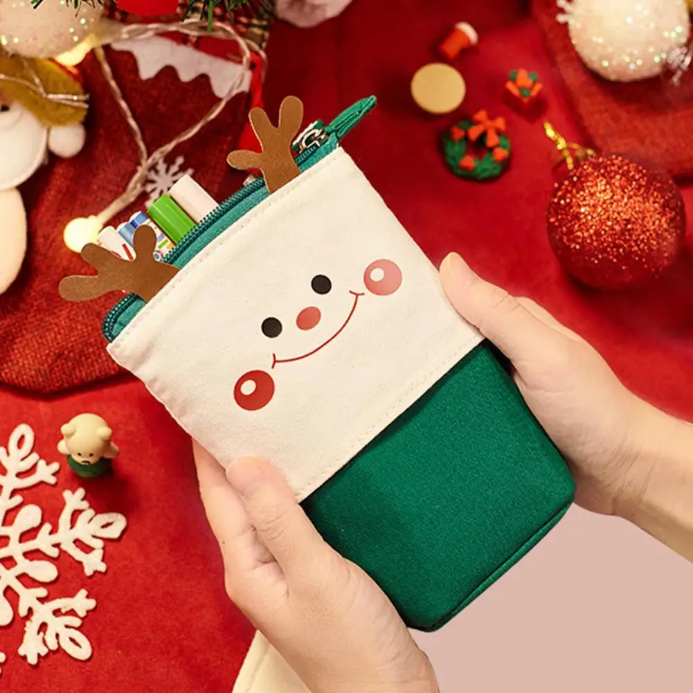 

Pen Storage Bag Lovely Dropdown Design Simplicity Dust-proof School Pen Storage Bag for Students Pencil Holder Pencil Bag
