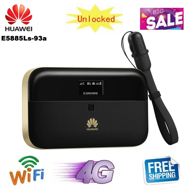 Разблокированный Huawei WiFi 2 Pro E5885 телефон беспроводная мобильная карманная точка