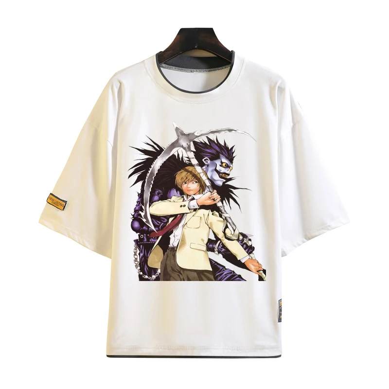

Japan Anime Death Note T Shirt Men women Short Sleeved Manga Death Note T-shirt Fans Tee Tops Gift