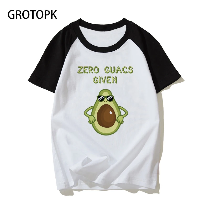 

Футболка реглан для мужчин и женщин, модная Повседневная рубашка с коротким рукавом, с принтом авокадо, уличная одежда, уличная одежда