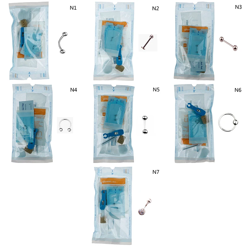 Набор для изготовления ювелирных изделий из бисера губ одноразовый пирсинг