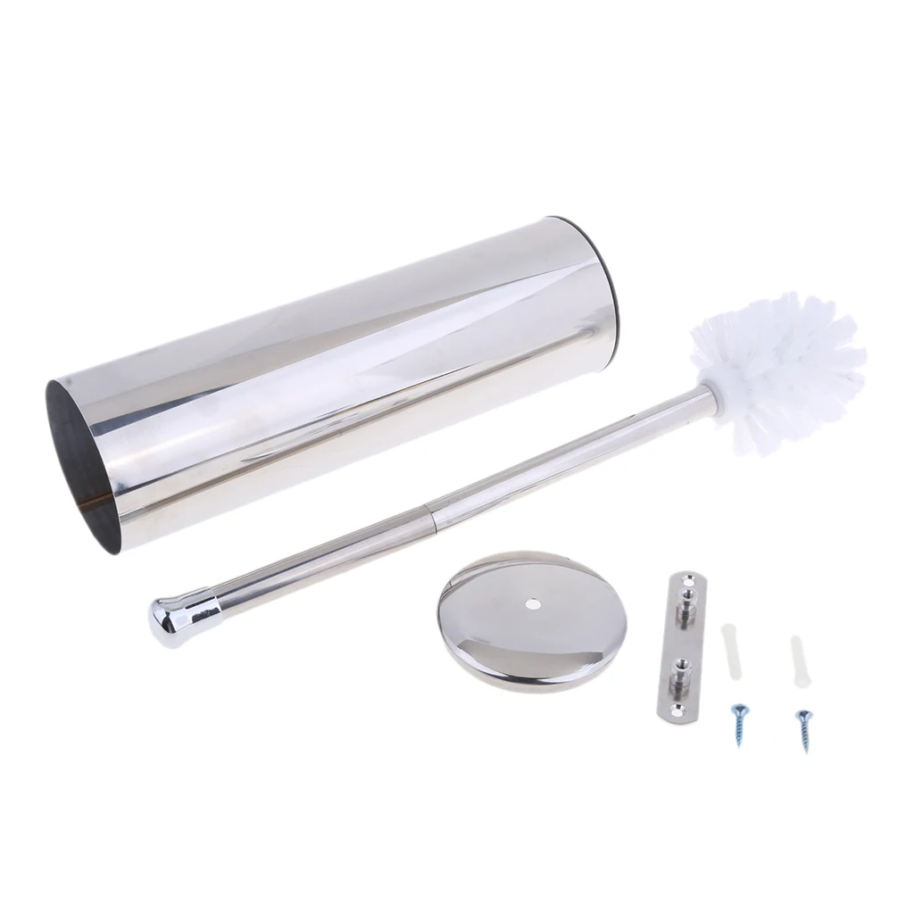 

Stainless Steel Bathroom Toilet Cleaning Brush with Holder - Boat/Marine