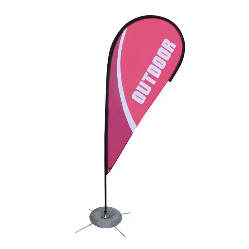 

Custom Logo outdoor advertising teadrop flag for trade show