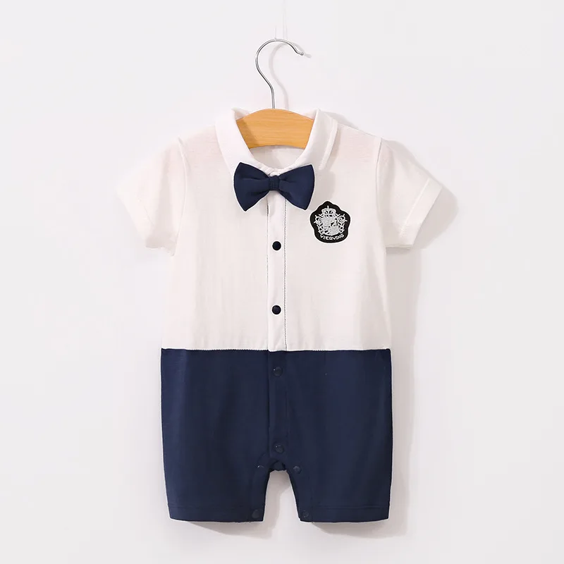 E Short Sleeve Bunvel/Одежда для новорожденных девочек; комбинезон с длинными рукавами и галстуком; комбинезон с рисунком; Одежда для маленьких девочек; костюм новорожденного ребенка - Цвет: E Short Sleeve