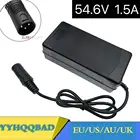 Зарядное устройство 54.6V1.5A 54,6 v 1.5A для литиевых аккумуляторов для электрического велосипеда 48V литиевых аккумуляторов XLRM
