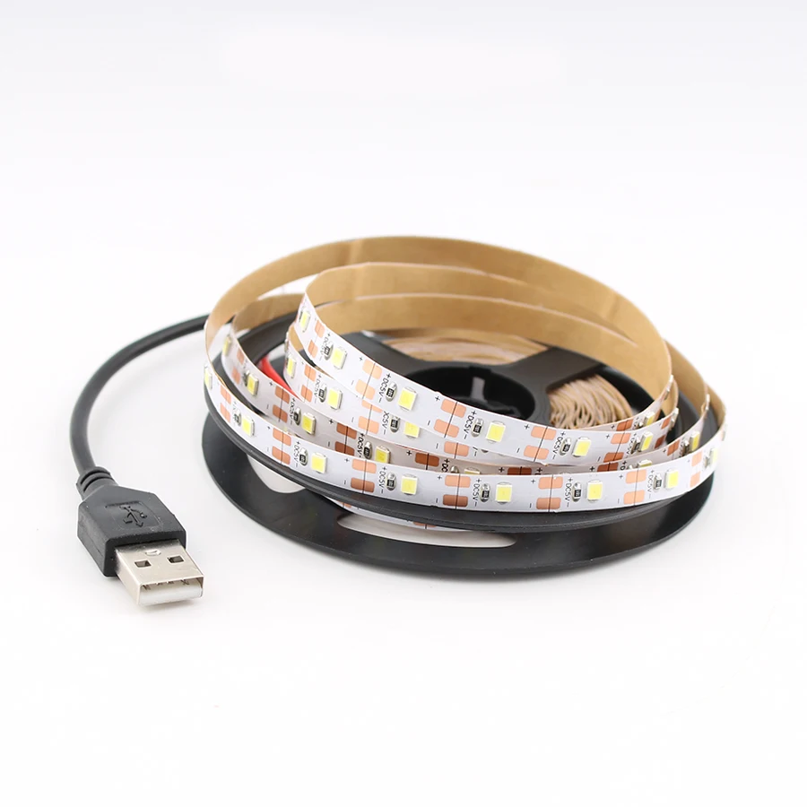 светильник Светодиодный ленточный 5 в USB ТВ задний RGB 2835 50 см 1 2 3 4 м светодиодный с