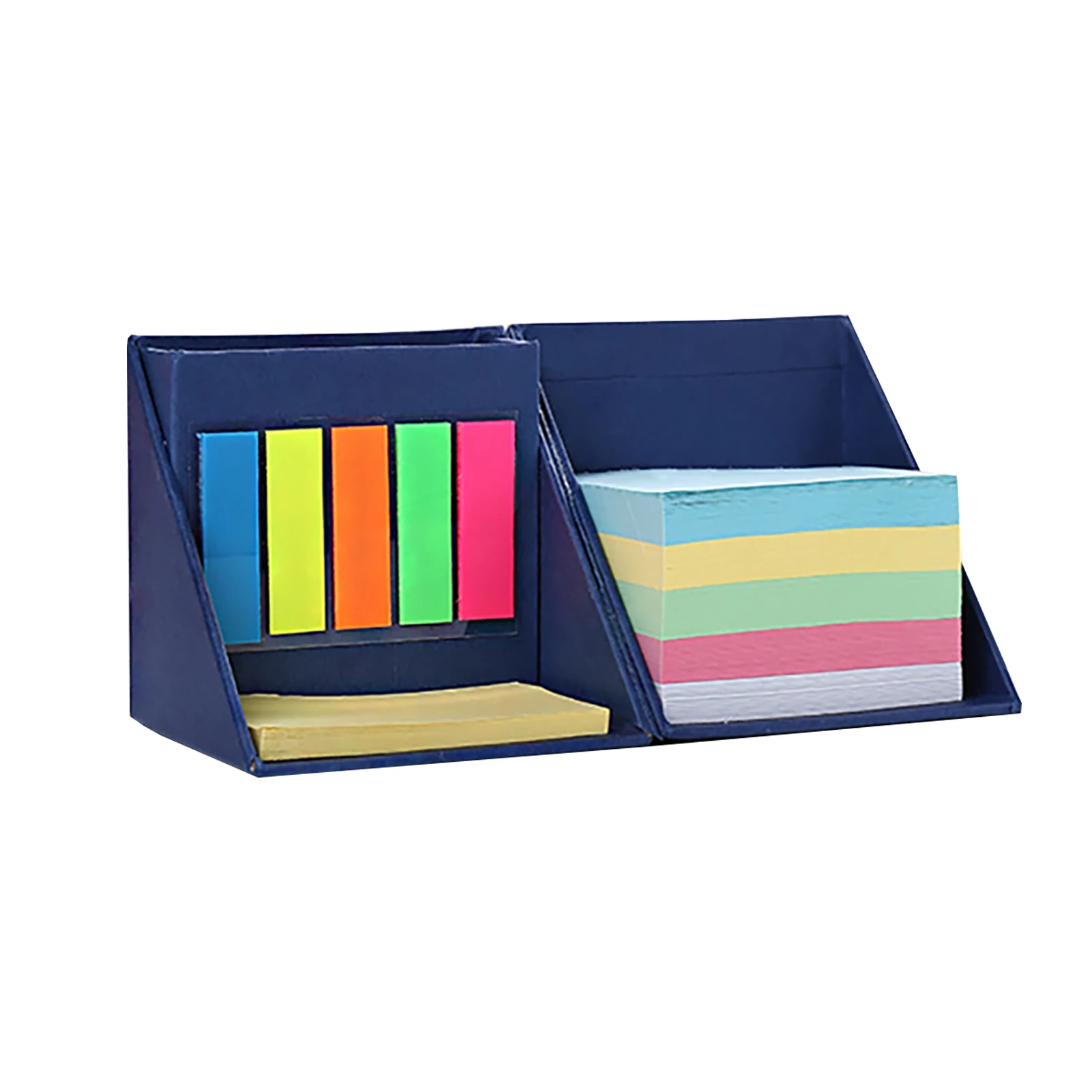 

Gifts Journaling Student Office School Marking Planner Square Multifunctional Pen Holder Note Sticky Memo Box Set Combination