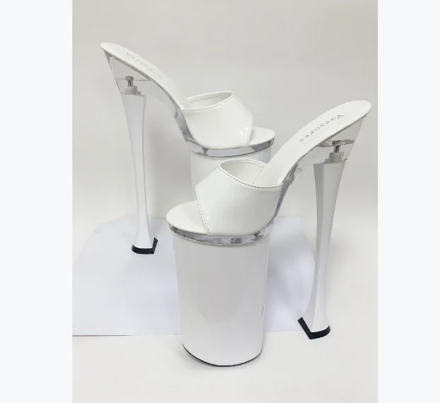 

nightclub super high heels 26cm model slippers women's work shoes show steel pipe dance shoes