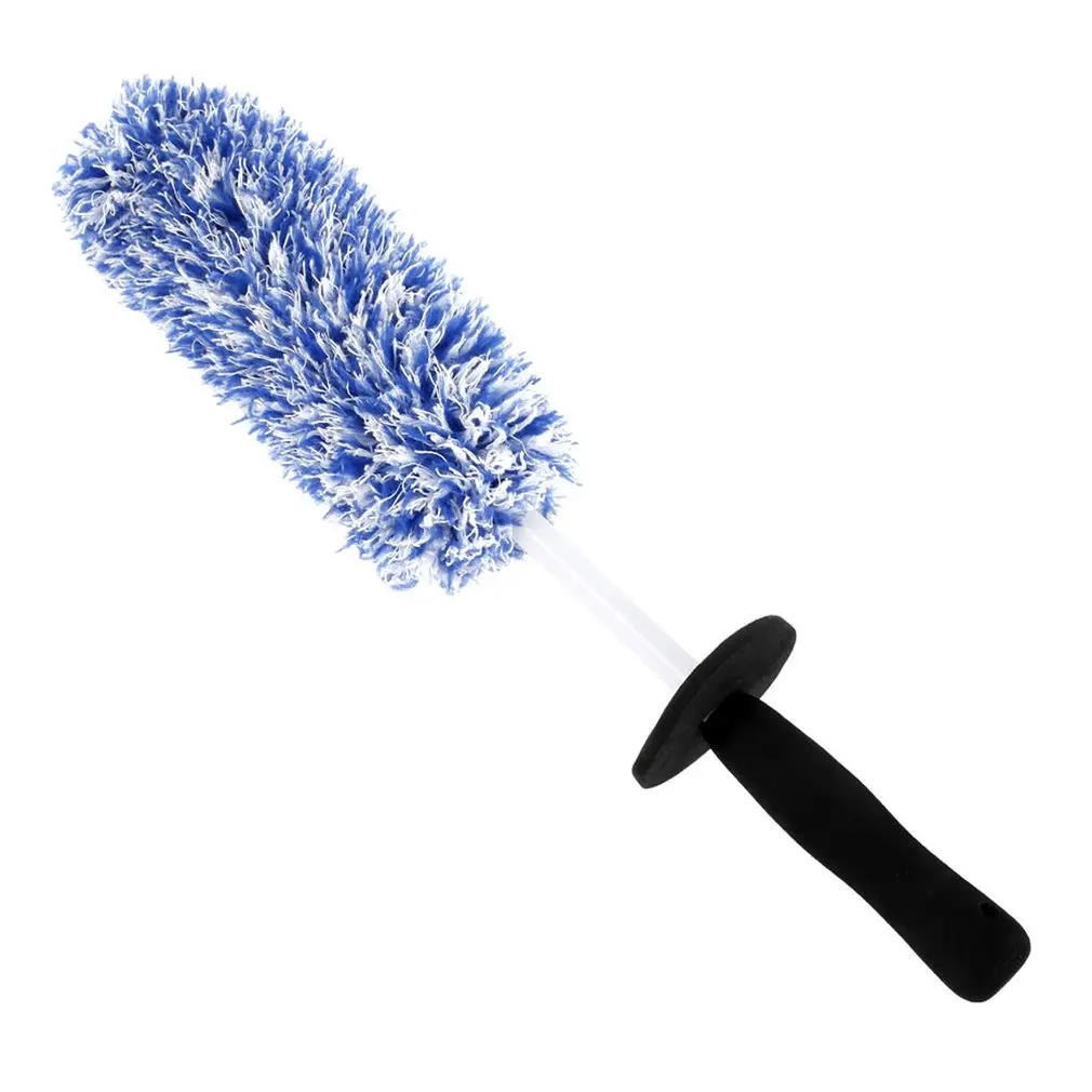 

Car Wheel Cleaning Tire Brush Microfiber Car Long Reach Wheel Rim Detailing Brush Motorbike Rim Care Washing Tool