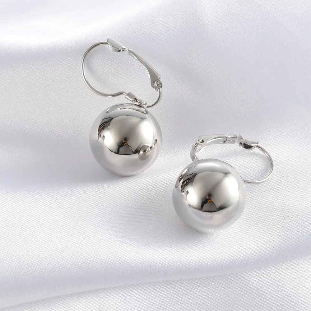 1 пара модных ювелирных изделий большой круглый шар кулон заявление серьги для