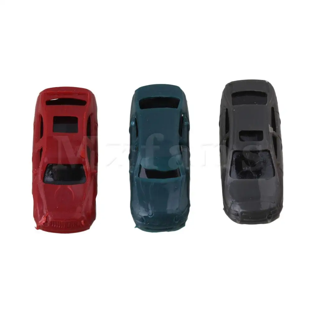 Mxfans 100x пластиковая компоновка здания 1: 200 масштаб модели автомобилей фиксация