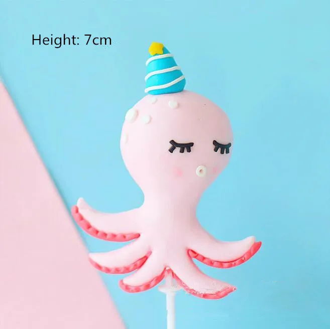 Торты Topper Ocean милые животные осьминог морская лошадка торты от поставщиков для