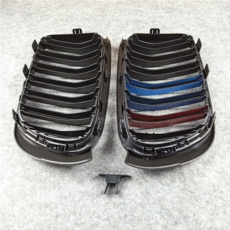 Одна пара ABS 2014 2018 Matte M Color X4 X3 для передних автомобилей BMW F25 F26 двойная планка