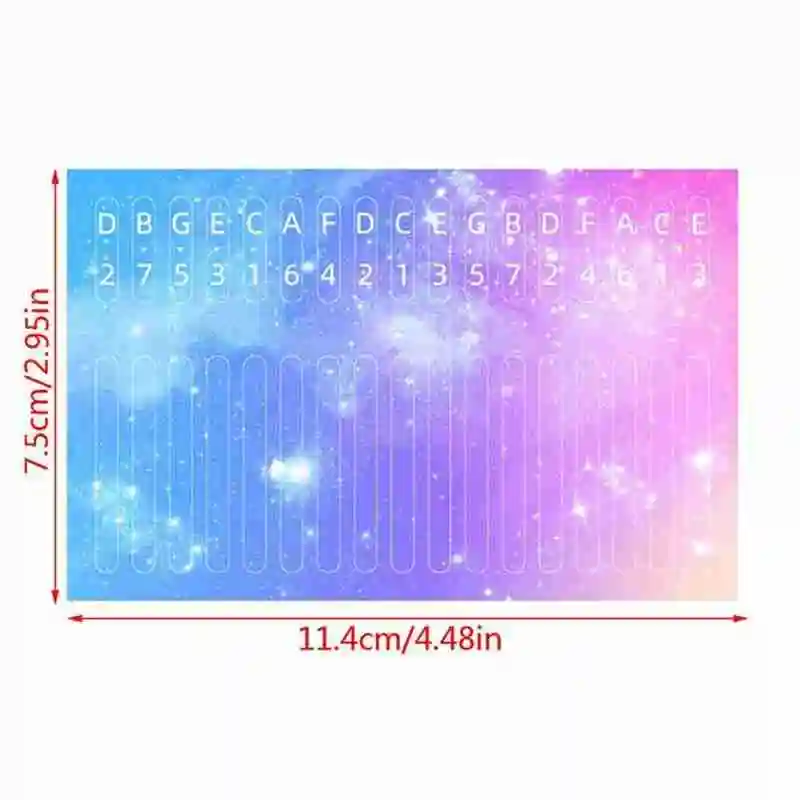 

Kalimba Beginner Thumb Keyboard Color Sticker R0V4