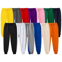fashion brand mens jogging pants casual pants fitness mens sportswear pants trousers solid color jogging workout casual pants