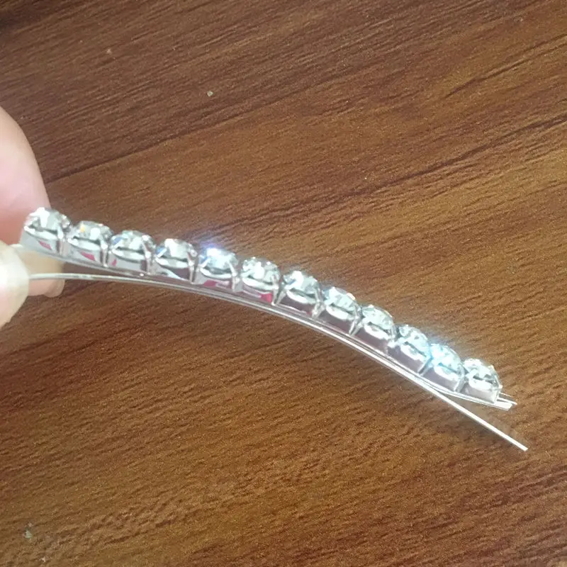 bobby pin-2 Горячая Мода Письмо Слово горный хрусталь заколка для волос с кристаллами hairgrip заколки для волос клип сцепление булавки орнамент заколки-пряжки аксессуары для волос - Цвет: bobby pin-2