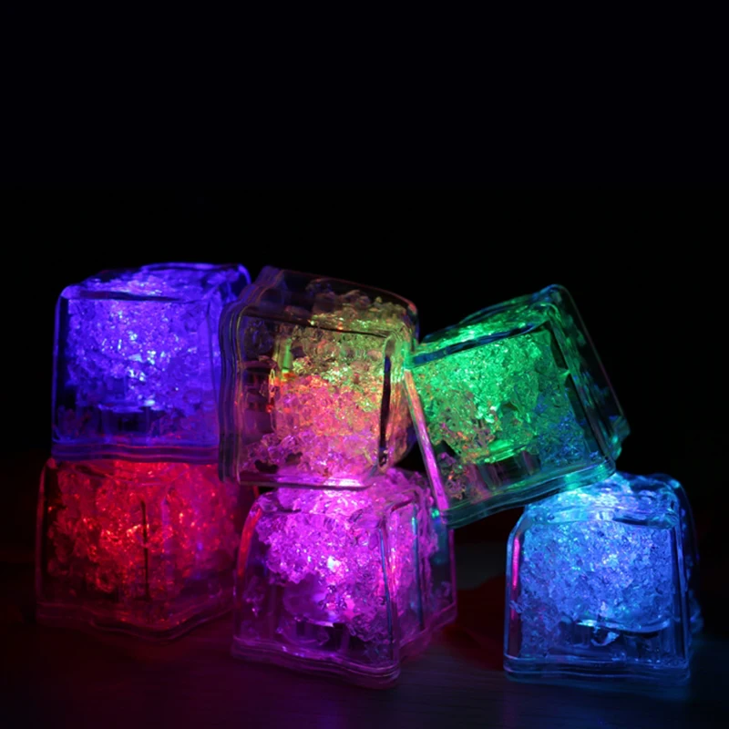 

1/12pcs LED Ice Cubes Glowing Party Ball Flash Light Luminous Neon Wedding Festival Christmas Bar Wine Glass Decoration Supplies