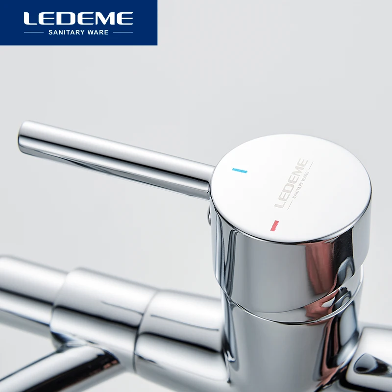 Смеситель LEDEME L4855-2 для кухни кран с фильтром фильтрация два носика | Обустройство