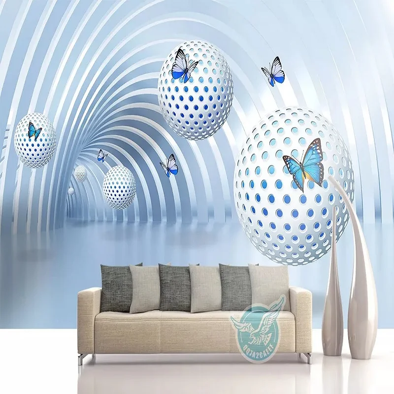 Большие настенные 3D обои на заказ персонализированные креативные Объемные с