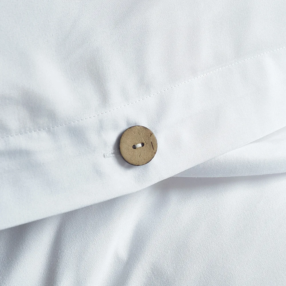 Постельное белье покрывало на кровать супермягкое постельное пуговицах белый