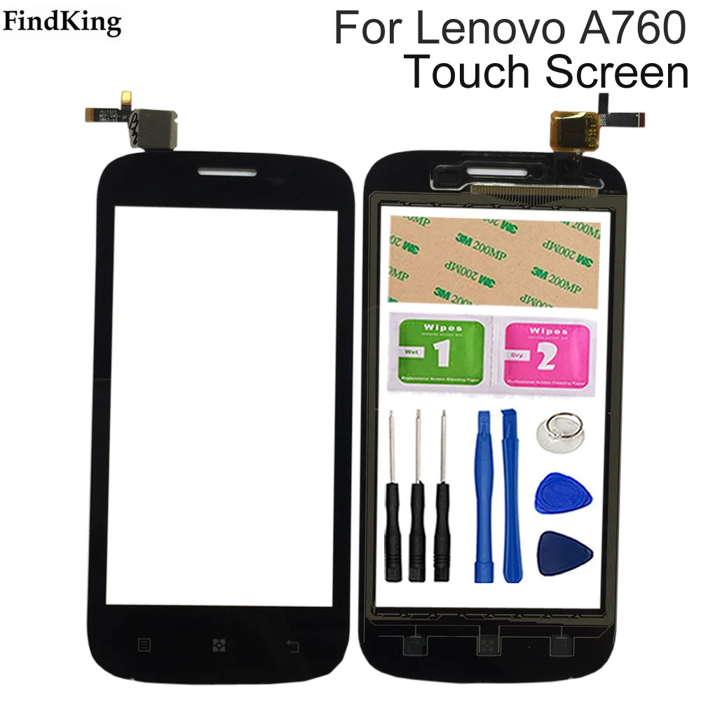 Сенсорный экран стекло для Lenovo A760 сенсорный дигитайзер передняя внешняя