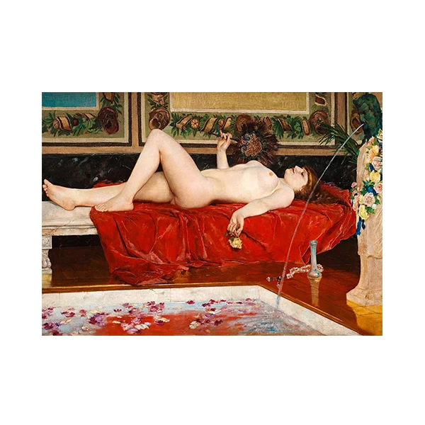 Римская ванна Odalisque 1881. Печать на холсте жикле настенный картинная галерея