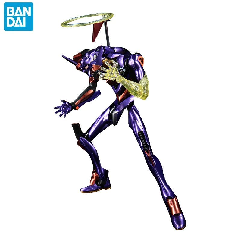 Оригинальный BANDAI 1/144 металлический раскраска EVA-01 Пробуждение VER. Фигурка-робот