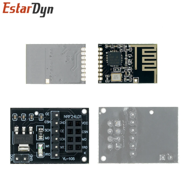NRF24L01 + беспроводной модуль 2 4G связи обновленный | Электронные компоненты и