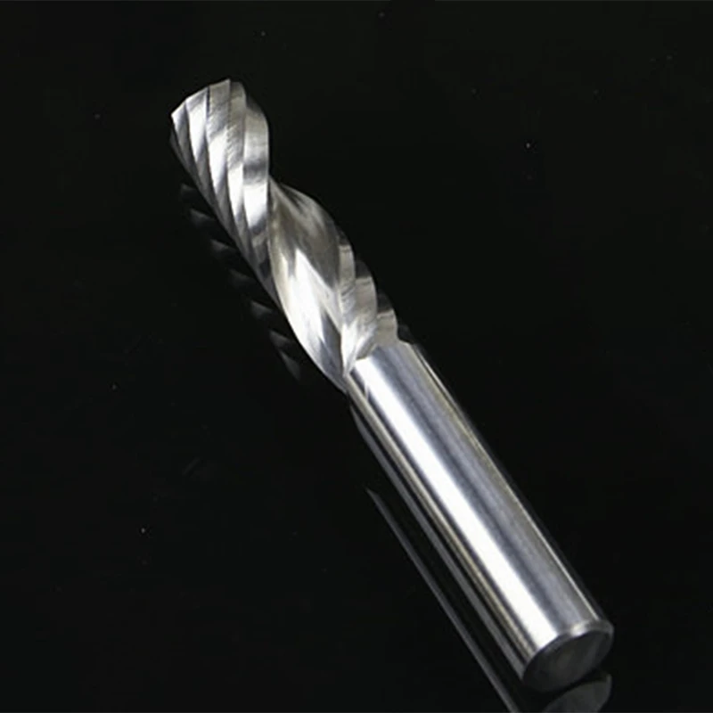 5 шт. с крышкой вверх/вниз кроя 6 мм спираль карбида вольфрама покрытием алюминий
