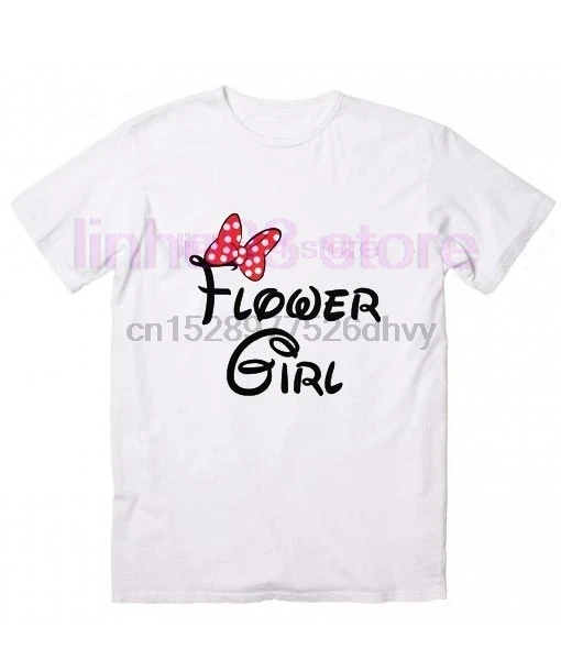 Футболка с цветочным узором для девочек Мужская футболка Модная |