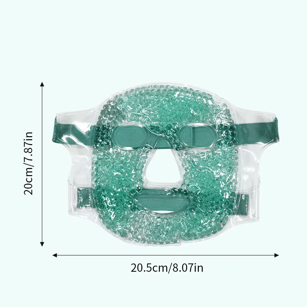 

Cold Gel Face Mask Fatigue Relief Relaxation Eyes Pad Full Face Cooling MaskStress Pain Relief Pad Fatigue Face Care Tools