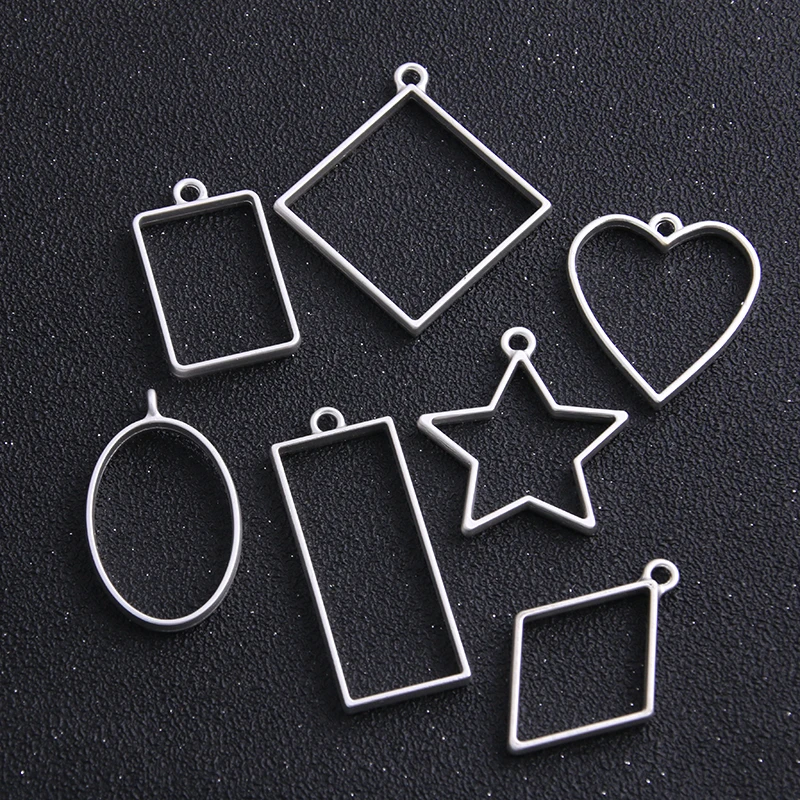 7 шт. немое золото стилей полированный сплав ювелирные аксессуары геометрический