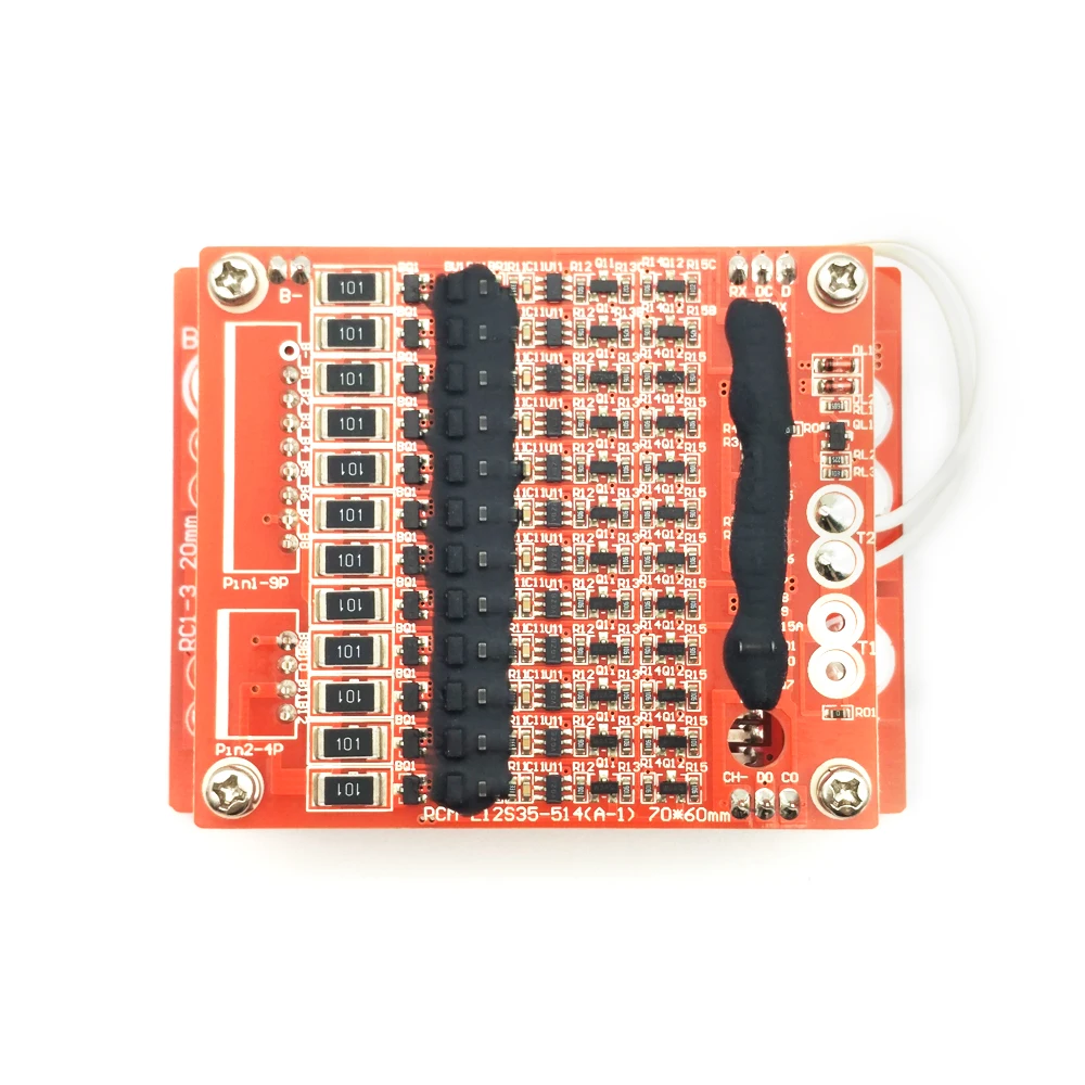 PCM-L12S35-514 (12S30A) Индивидуальный PCM BMS защитный модуль для литий-ионного литий-полимерного аккумулятора