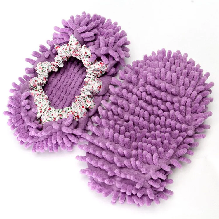 Одна пара швабры - перетирочные тапочки для уборки пола без усилий.