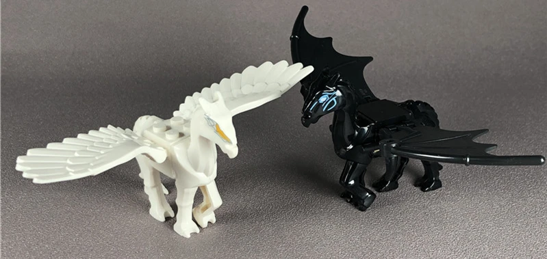 Thestral juguetes Harrys novel строительные блоки Гермиона Малфой Лорд Волдеморт Добби проф. Снейп Рон игрушки для детей Подарки