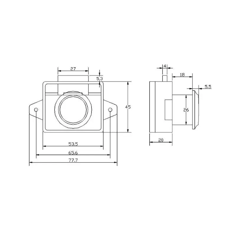 Новинка 1 шт. Автомобильный Замок с нажимом для автофургона лодочного мотора