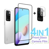 full cover screen protector for xiaomi redmi 10 9t 9 9a 9c nfc tempered glass protective phone camera film for xiaomi redmi 10
