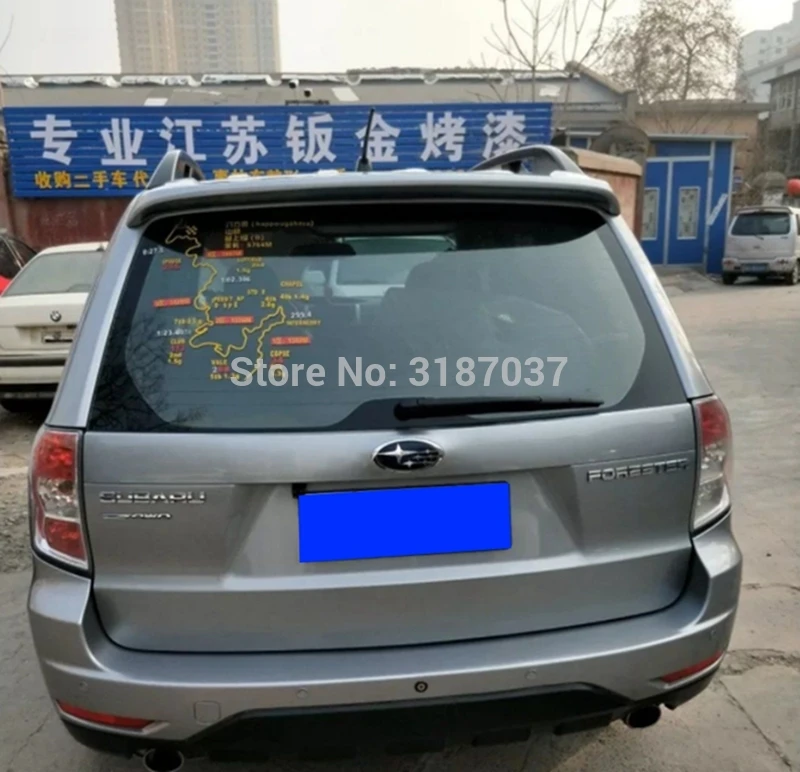 Спойлер для Subaru Forester 2009 2012 неокрашенный чехол из АБС пластика багажника