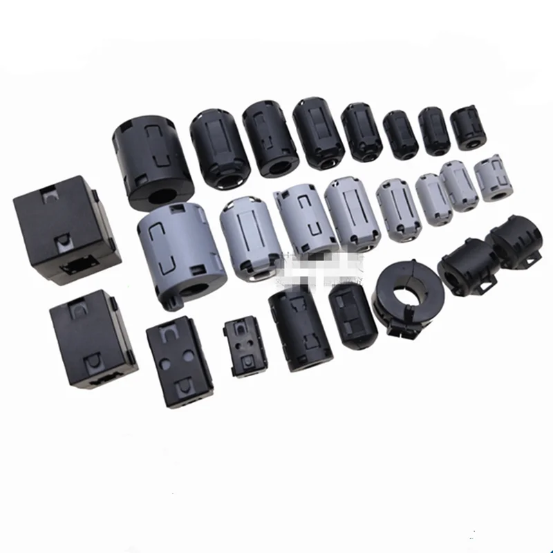 10 шт. ферритовый фильтр клип на EMI RFI шум сердечник подавитель кабель зажим