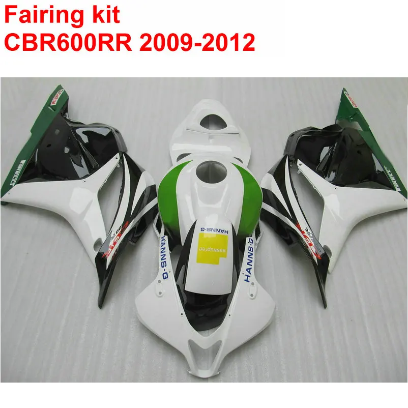 OEM качественный комплект обтекателей для HONDA CBR600RR 2009 2010 2011 CBR 2012 RR белый черный
