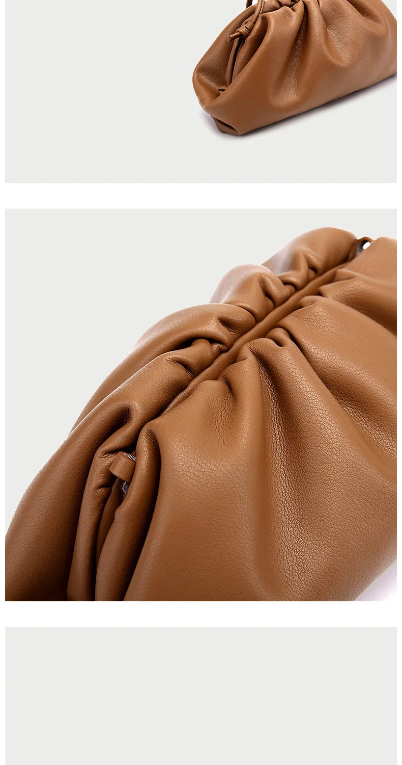 The Pouch Bag Day Clutch Soft Leather Hand Bag Dumpling Luxury Handbags Women Bags Designer Crossbody Bags For Female Michael
